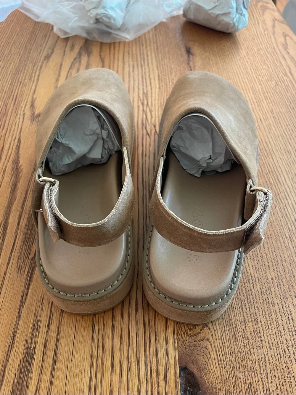 Steve Madden Cognac Suede Clogs, Women’s size 10 - Picture 7 of 8
